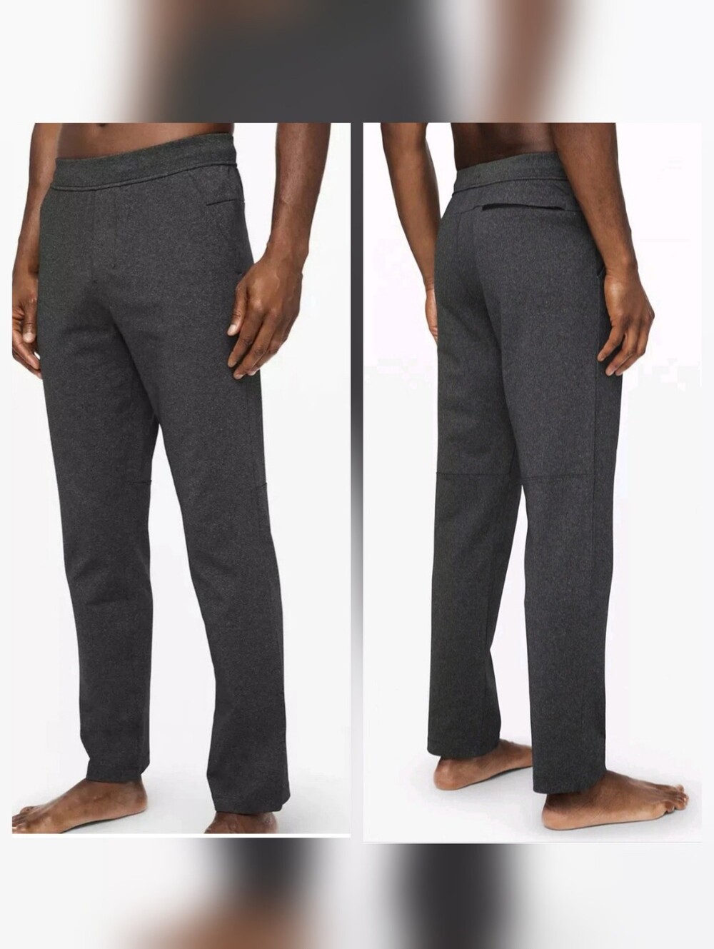 Lululemon Mens Sz XXL Discipline Pants Gray EUC Sweat Pants Pockets